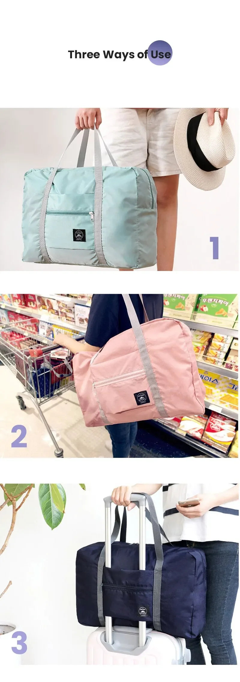 Travel Duffel for Airlines Personal Bag